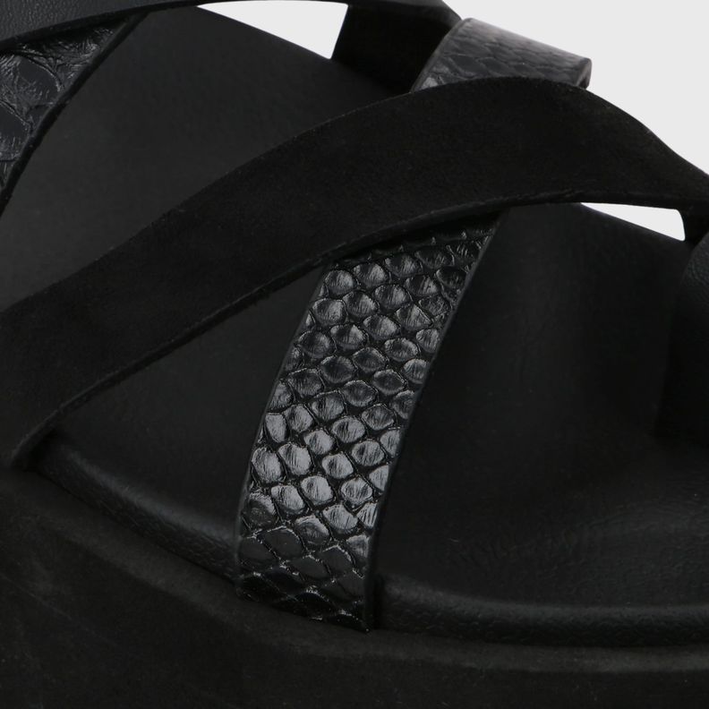Sandalia Plataforma Negro Mujer 55940 Gotta-5