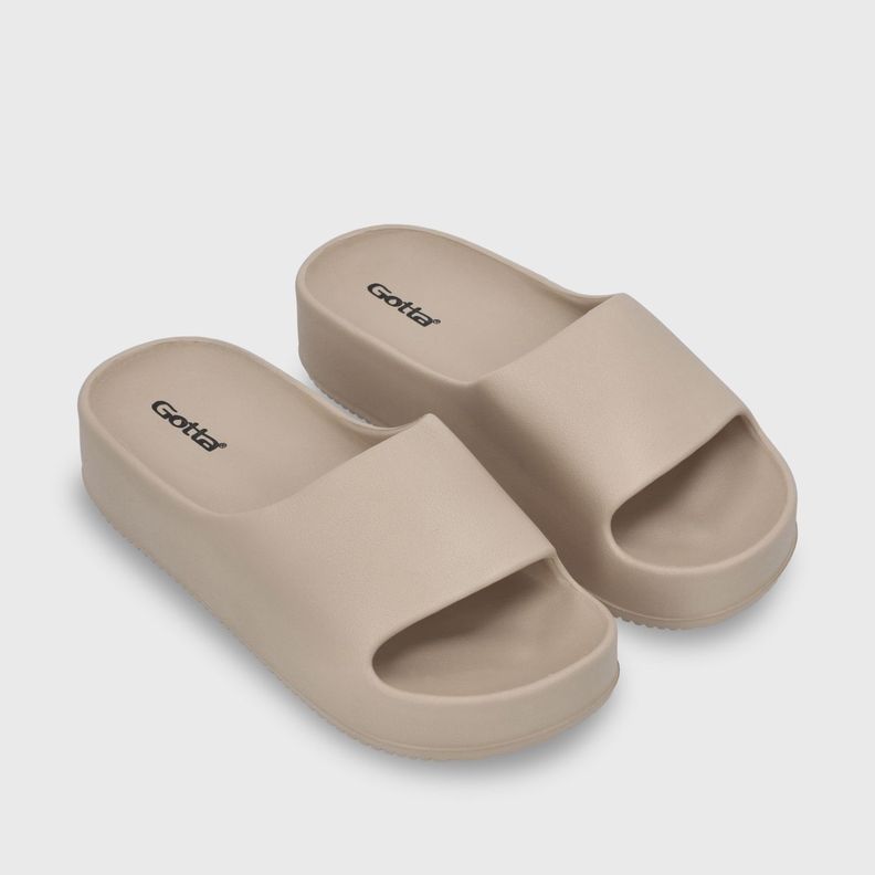 Sandalia Plataforma Beige Mujer 52070 Gotta-2