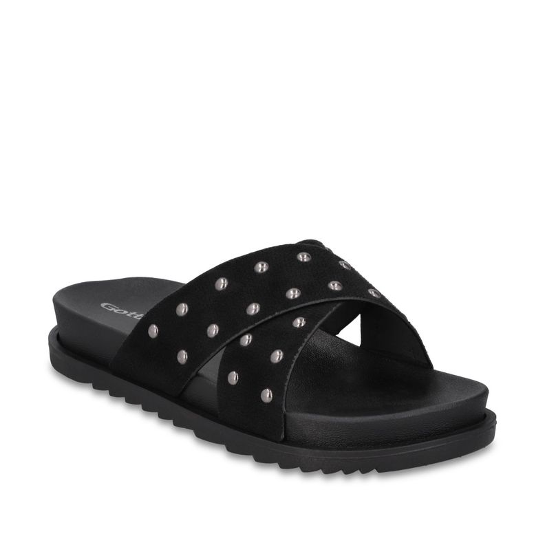 Sandalia Negra Mujer 52051 Gotta