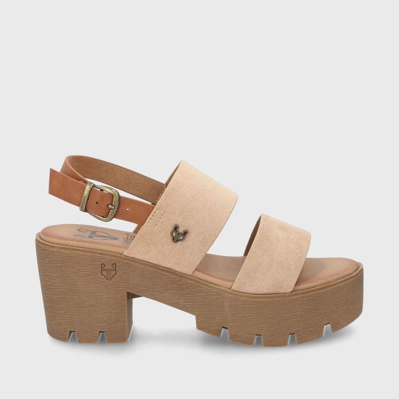 Sandalia Beige  Mujer 43021 Gotta-0