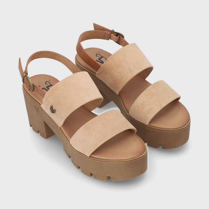 Sandalia Beige  Mujer 43021 Gotta-2