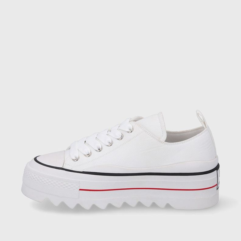 Zapatilla Plataforma Blanca Mujer 33741 Gotta-4
