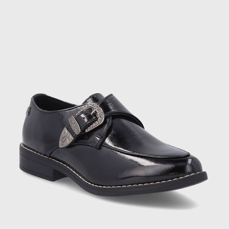 Zapato Negro Charol Mujer 17565 Gotta-1