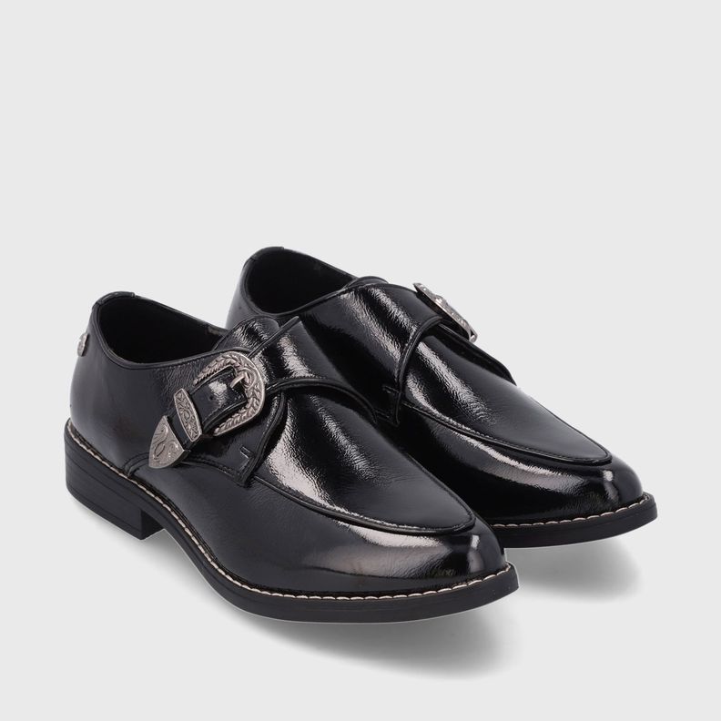 Zapato Negro Charol Mujer 17565 Gotta-2