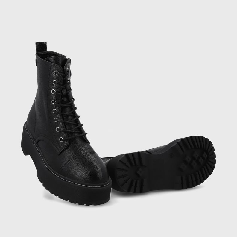 Botín Plataforma Negro Mujer 45762 Gotta-6