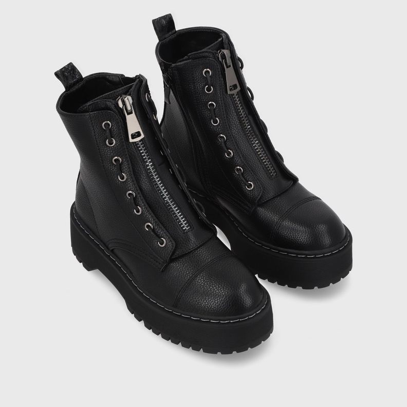 Botín Plataforma Negro Mujer 45762 Gotta-7