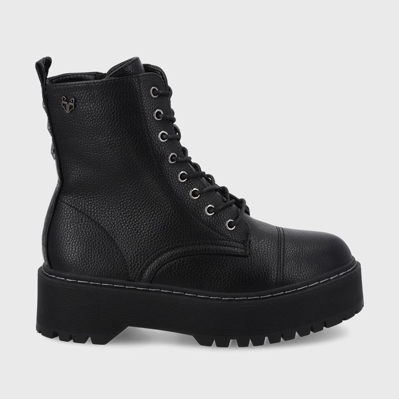 Botin Plataforma Negro Mujer 45762 Gotta