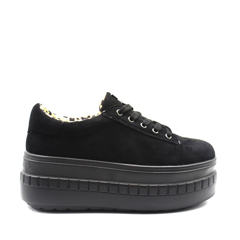 Zapatilla Negra Mujer 13261 Gotta-0