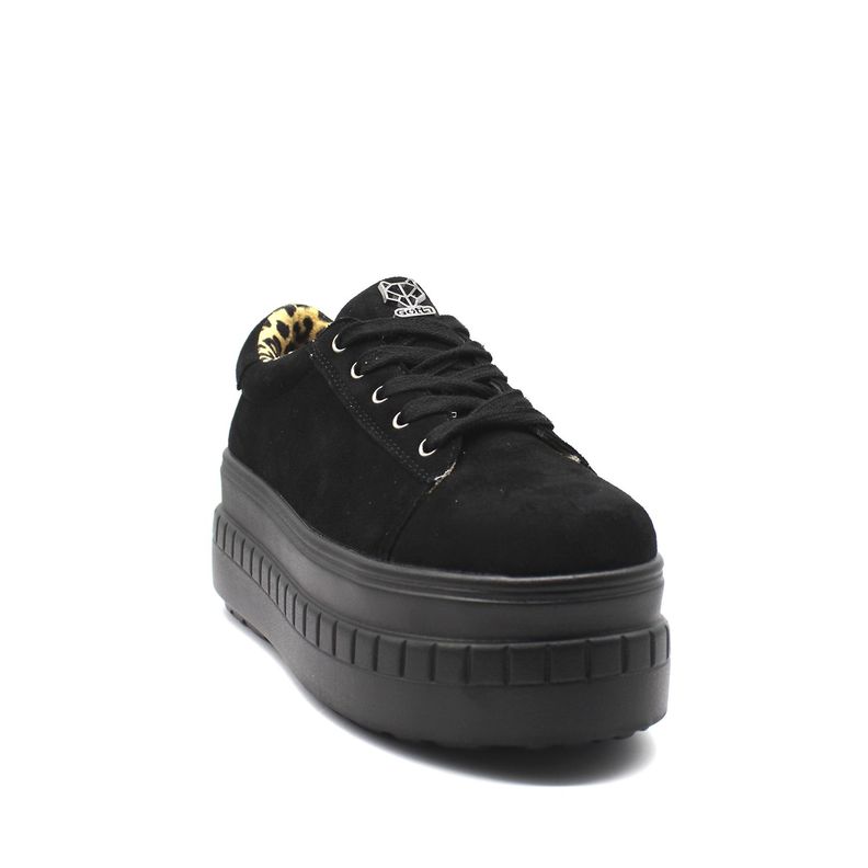 Zapatilla Negra Mujer 13261 Gotta-1