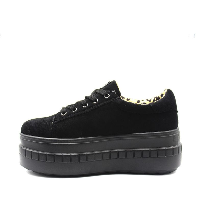 Zapatilla Negra Mujer 13261 Gotta-3