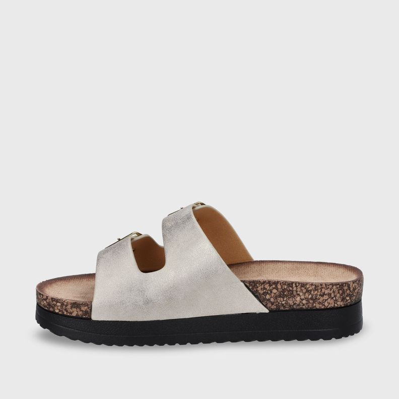 Sandalia Plana Dorada Mujer 12062 Gotta-3