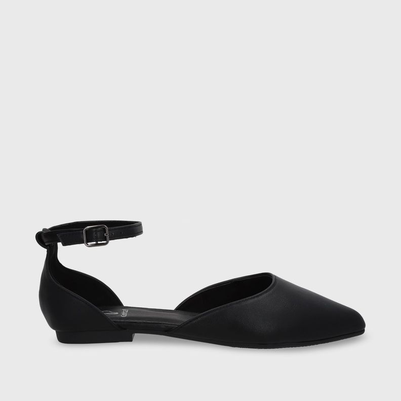 Ballerina Plano Negro Mujer 54010 Gotta-0