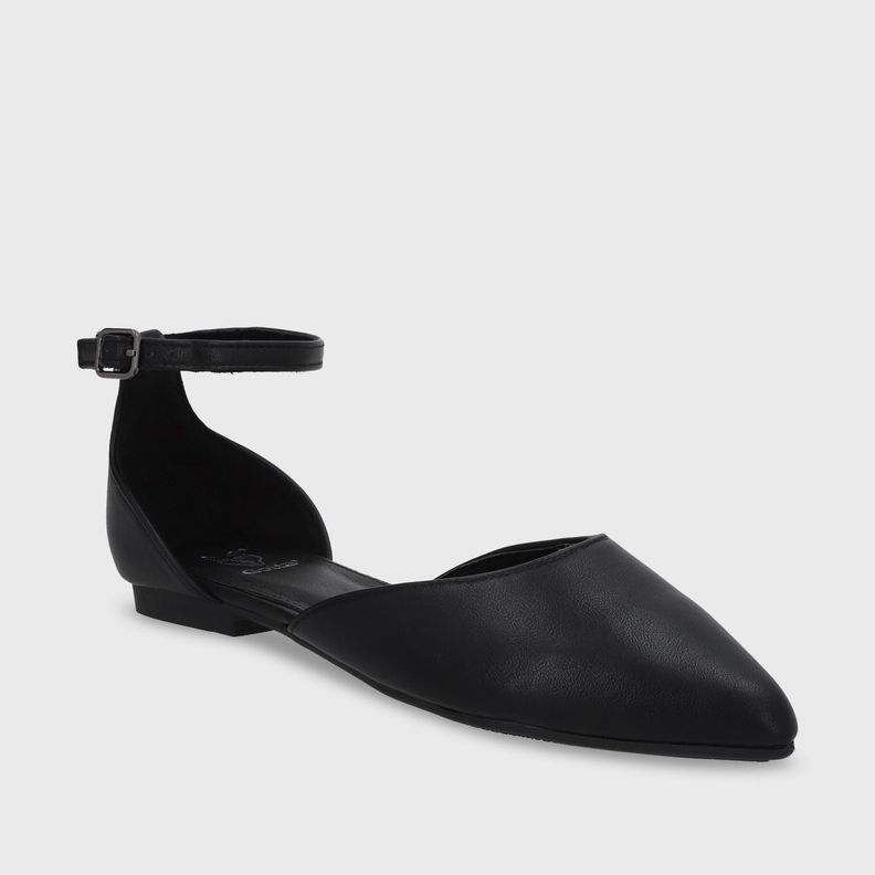 Ballerina Plano Negro Mujer 54010 Gotta-1