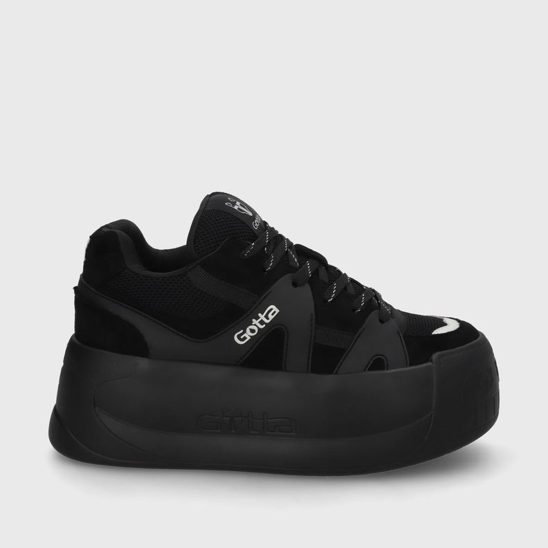 Zapatilla Negra Mujer C7324 Gotta-0