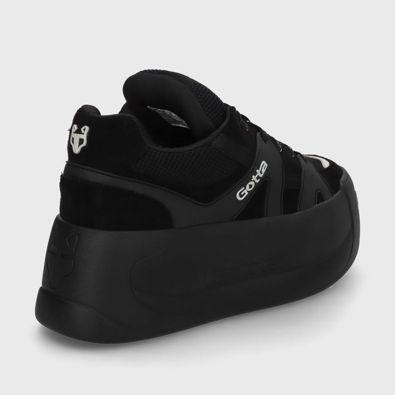 Zapatilla Negra Mujer C7324 Gotta-4
