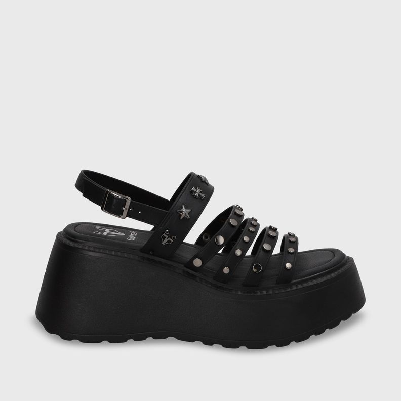 Sandalia Plataforma Negro Mujer 53723 Gotta-0