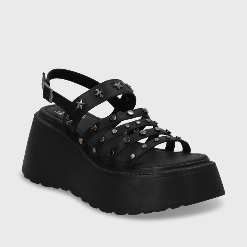 Sandalia Plataforma Negro Mujer 53723 Gotta-1