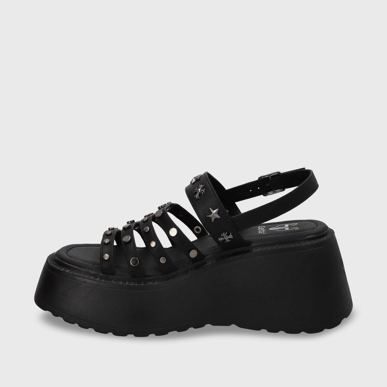 Sandalia Plataforma Negro Mujer 53723 Gotta-2
