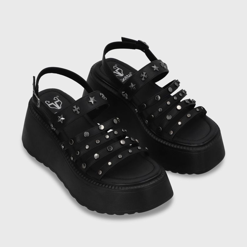 Sandalia Plataforma Negro Mujer 53723 Gotta-4