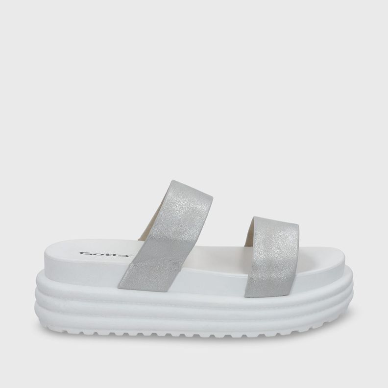 Sandalia Plataforma Plateada Mujer 42021 Gotta-0