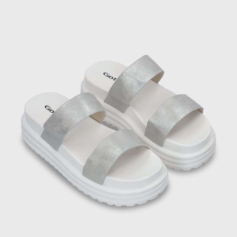 Sandalia Plataforma Plateada Mujer 42021 Gotta-2