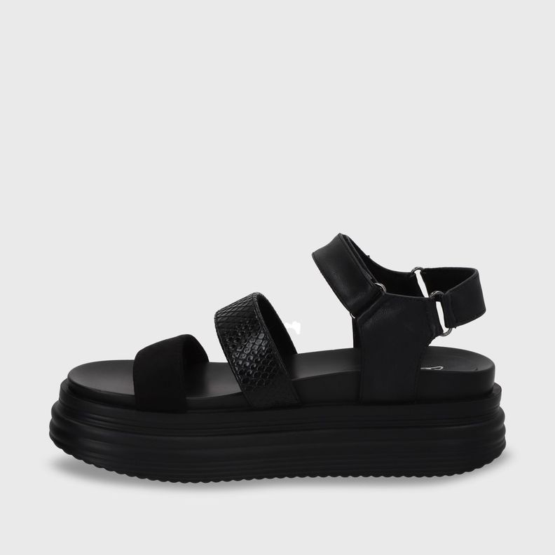 Sandalia Negra Mujer 15711 Gotta-3
