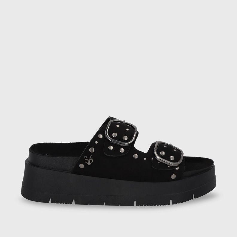 Sandalia Plataforma Negra Mujer 55230 Gotta-0