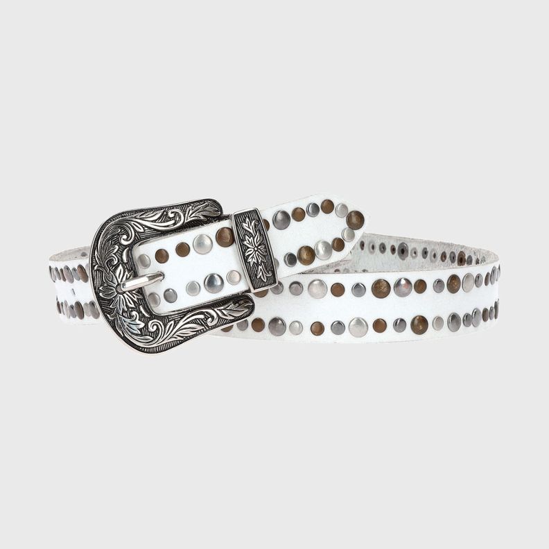 Cinturon Blanco Mujer Belt3 Gotta-0