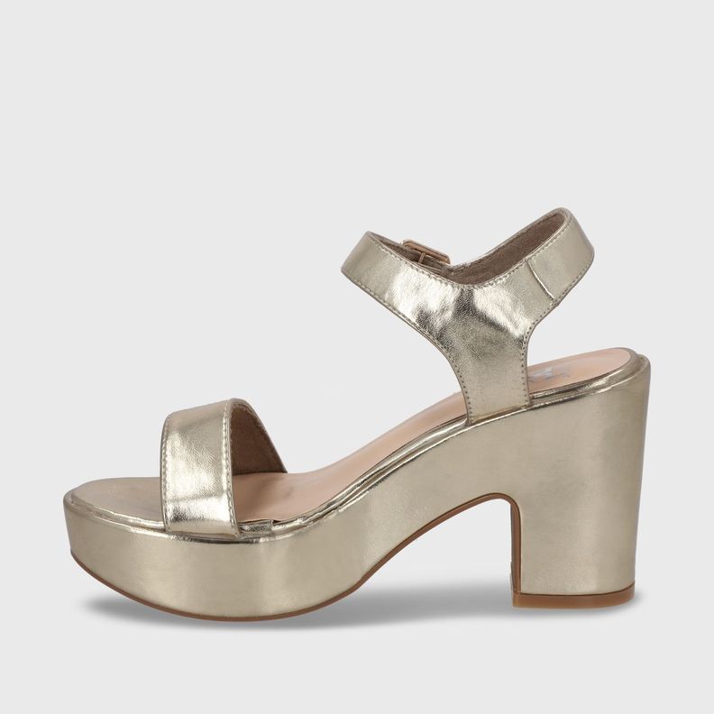 Sandalia Plataforma Dorada Mujer C5473 Gotta-3