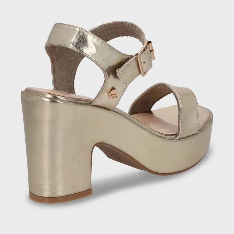 Sandalia Plataforma Dorada Mujer C5473 Gotta-4