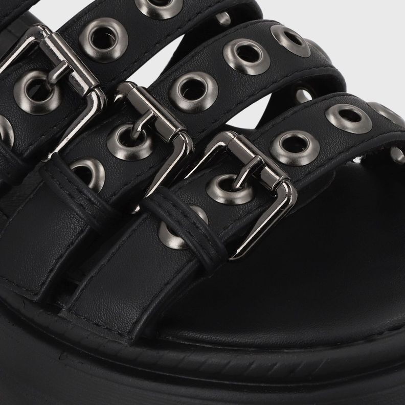 Sandalia Plataforma Negro Mujer 55920 Gotta-5