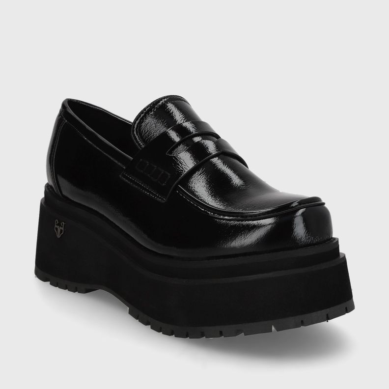Zapato Plataforma Negro Mujer 15098 Gotta-1
