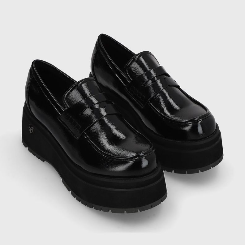 Zapato Plataforma Negro Mujer 15098 Gotta-2