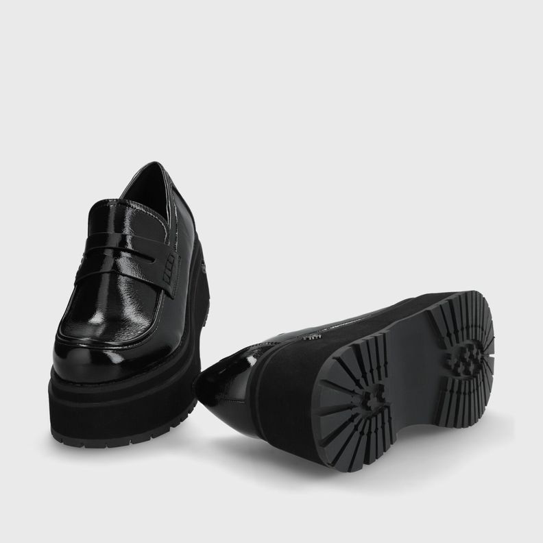 Zapato Plataforma Negro Mujer 15098 Gotta-6