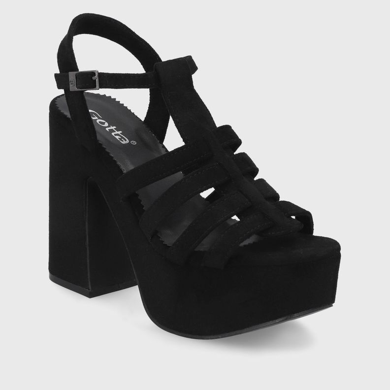 Sandalia Negra  Mujer 45911 Gotta-1