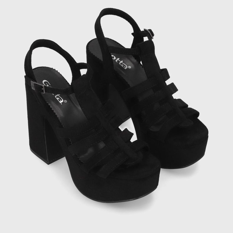 Sandalia Negra  Mujer 45911 Gotta-2