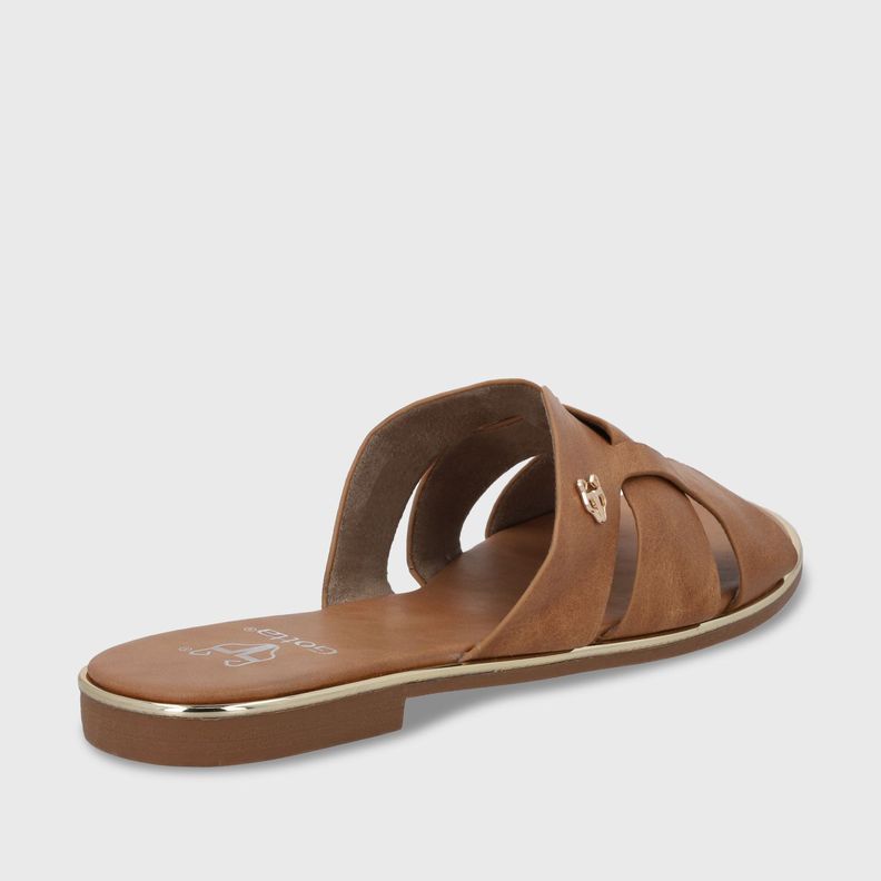 Sandalia Plano Beige Mujer 55210 Gotta-4