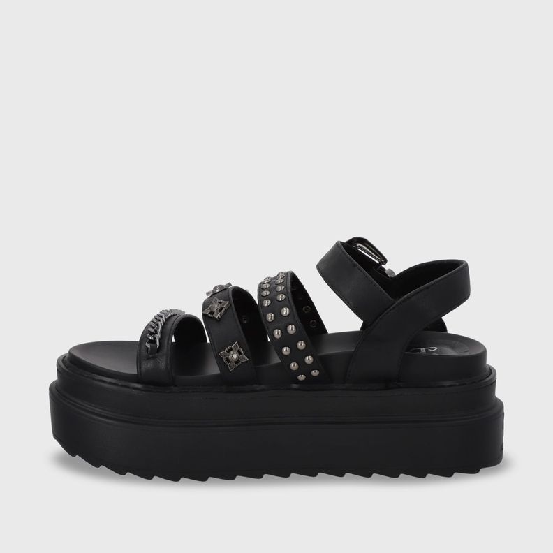 Sandalia Plataforma Negro Mujer 25235 Gotta-3