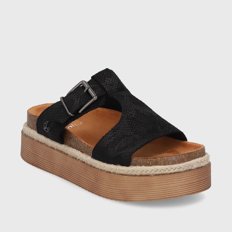Sandalia Negra  Mujer 45861 Gotta-1