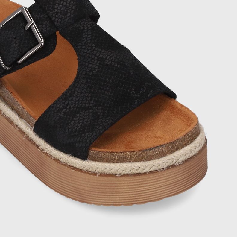 Sandalia Negra  Mujer 45861 Gotta-5