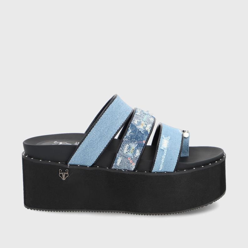 Sandalia Denim Mujer 15662 Gotta-0