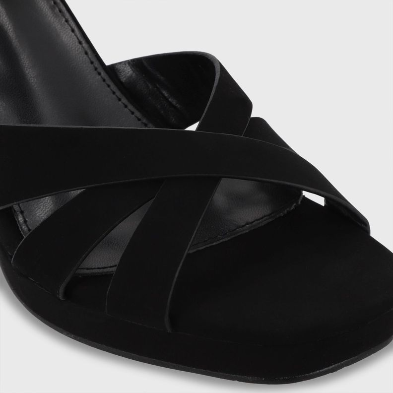 Sandalia Taco Negra Mujer 45902 Gotta-5