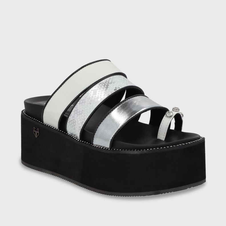 Sandalia Plataforma Blanca Mujer 15662 Gotta-1