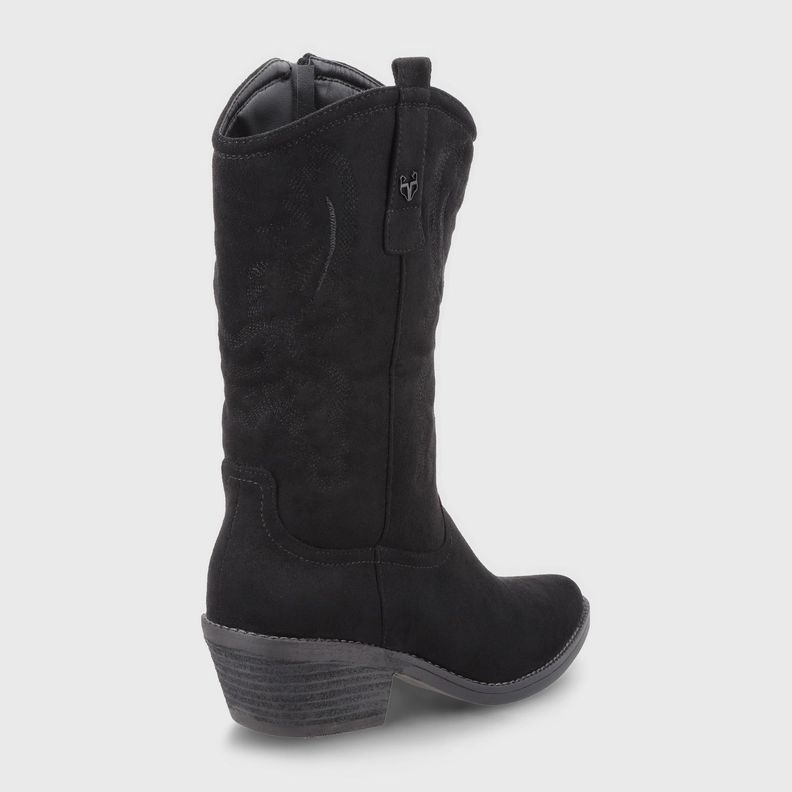 Bota Taco Negro  Mujer 23714 Gotta-4