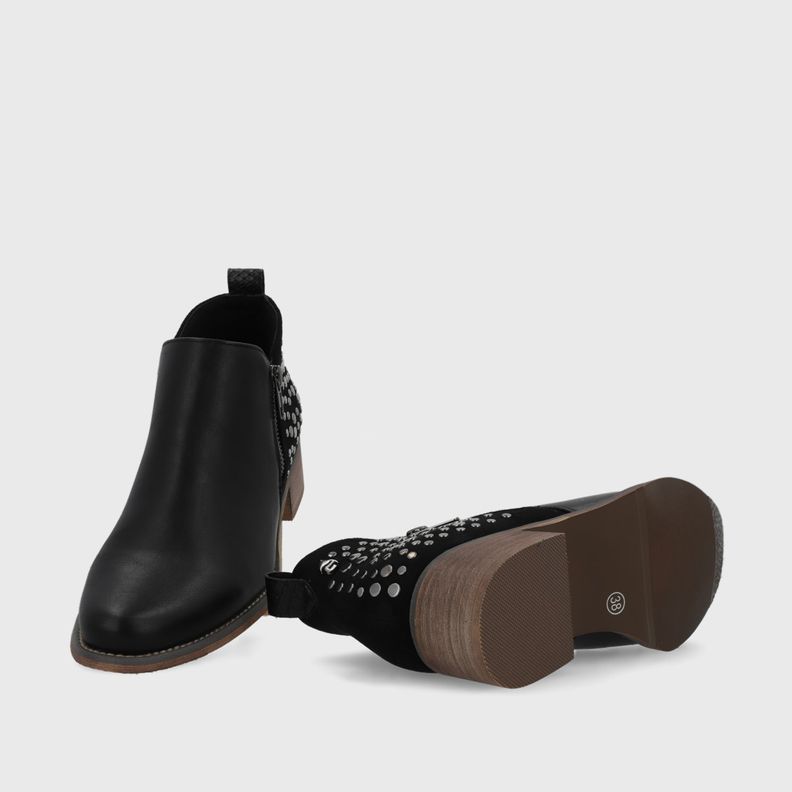 Botín Negro Mujer 13555 Gotta-6
