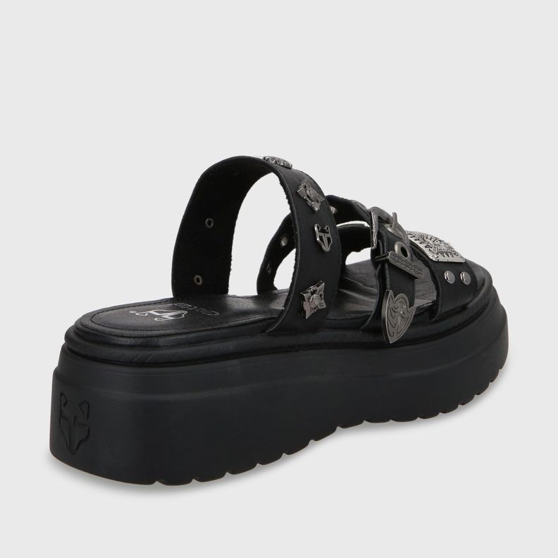Sandalia Plataforma Negro Mujer 55922 Gotta-9