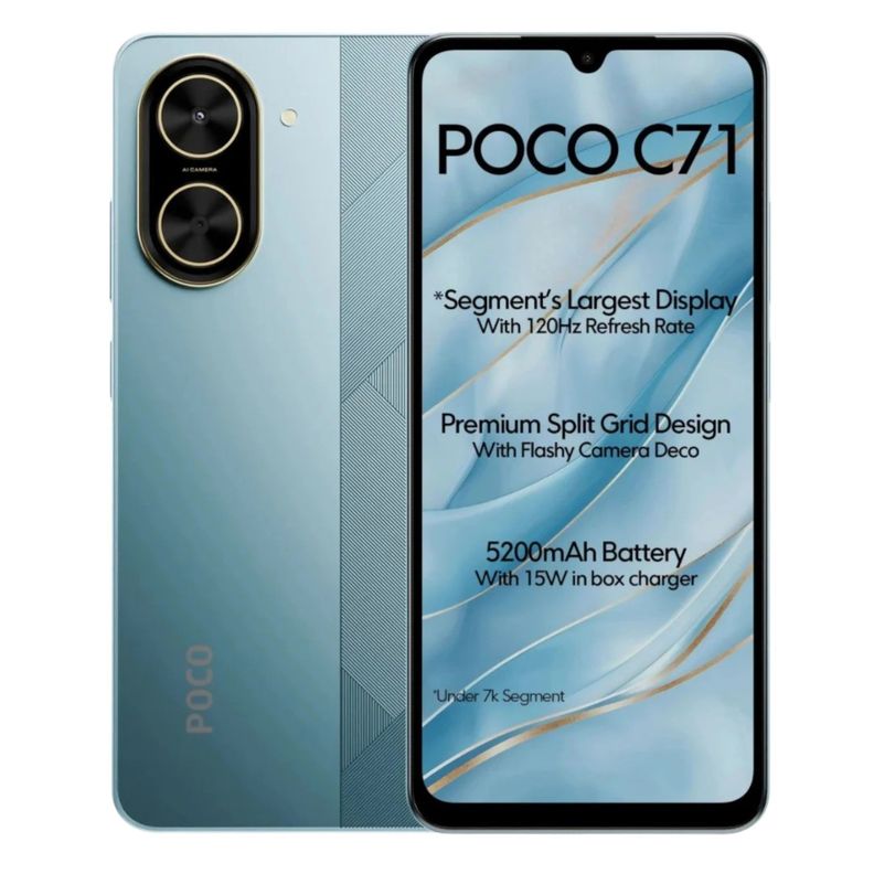 XIAOMI POCO C71 4G 128GB AZUL 4GB RAM Xiaomi | Paris.cl