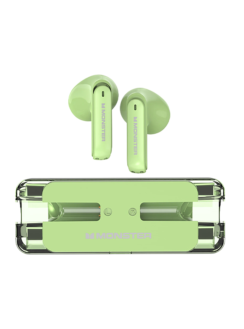 Audifonos Bluetooth Gamer Monster Xkt08 Bluetooth 5.3 Verde