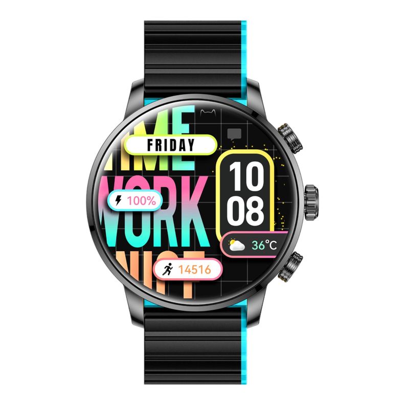 Smartwatch Kieslect Kr2 Negro Llamadas y Correa Adicional-0