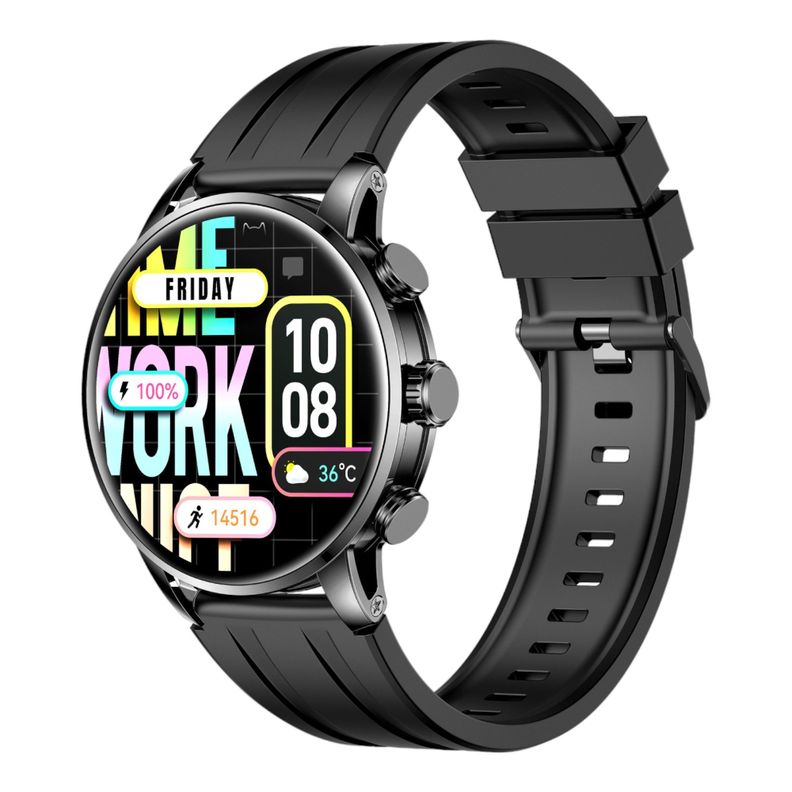 Smartwatch Kieslect Kr2 Negro Llamadas y Correa Adicional-2